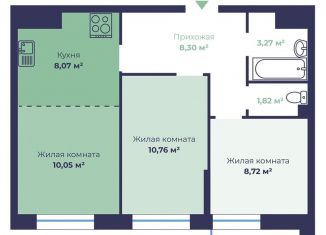 Продажа 3-ком. квартиры, 52.3 м2, Ярославль, Фрунзенский район