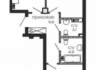 Продажа 2-комнатной квартиры, 69 м2, Ростов-на-Дону, Пролетарский район, улица Максима Горького, 268