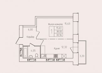 Продам 1-комнатную квартиру, 39 м2, Архангельская область, проспект Труда, 76