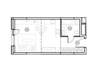 Продам квартиру студию, 31.6 м2, Москва, метро Электрозаводская