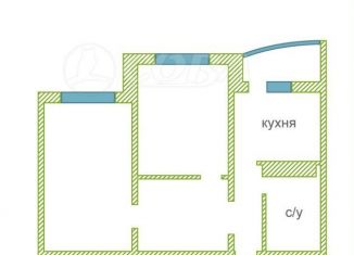 Продается двухкомнатная квартира, 63 м2, Тюмень, улица Монтажников, 41, ЖК Юбилейный