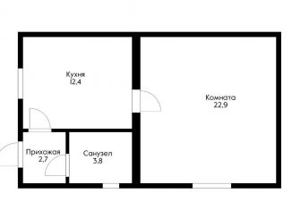 Продам 1-комнатную квартиру, 41.8 м2, Краснодар, Новокузнечная улица, 114, Новокузнечная улица