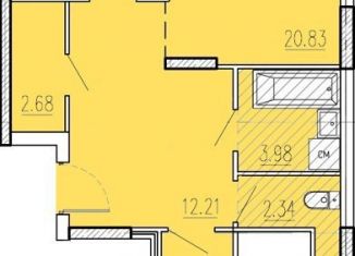 Продается 2-ком. квартира, 74.3 м2, Пенза, улица Студёный Кордон, 47