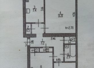 Продам 3-ком. квартиру, 55 м2, село Кулунда, Механизаторская улица, 12А