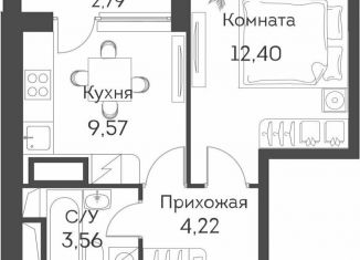Продаю однокомнатную квартиру, 31.2 м2, Москва, ЖК Аквилон Бисайд