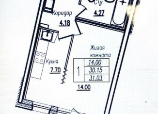 1-комнатная квартира на продажу, 33.5 м2, Санкт-Петербург, ЖК Байрон