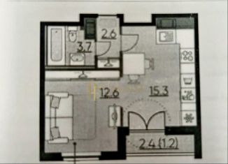 Продаю 1-комнатную квартиру, 34 м2, Санкт-Петербург, улица Дыбенко, 2, улица Дыбенко