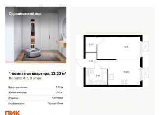 Продажа 1-комнатной квартиры, 32.2 м2, поселение Филимонковское