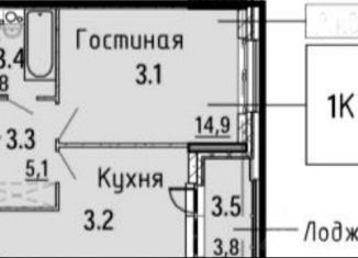 Продажа однокомнатной квартиры, 40.3 м2, Москва, район Раменки, Винницкая улица, 8к1