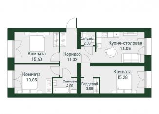 Продам трехкомнатную квартиру, 82.2 м2, Свердловская область