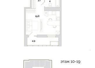 Продам квартиру студию, 32.2 м2, Пензенская область