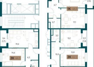 Продажа 3-комнатной квартиры, 100.2 м2, Москва, Винницкая улица, 8к4, ЖК Настоящее