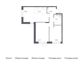 Продается 2-комнатная квартира, 57.8 м2, Московская область