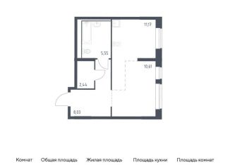 Продажа квартиры студии, 37.8 м2, Москва, САО