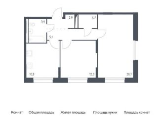 Продам 2-комнатную квартиру, 58 м2, Москва, жилой комплекс Молжаниново, к1