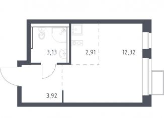 Продаю квартиру студию, 22.3 м2, посёлок Жилино-1