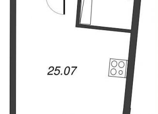 Продаю квартиру студию, 28 м2, Ленинградская область