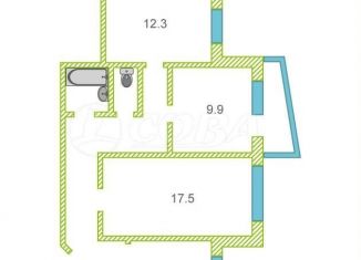 Продам 3-комнатную квартиру, 65.8 м2, Тюмень, улица Моторостроителей, 7, Восточный округ