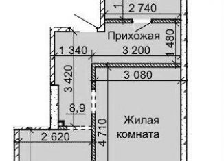 1-комнатная квартира на продажу, 38.6 м2, Новосибирск, метро Заельцовская, улица Столетова, 9