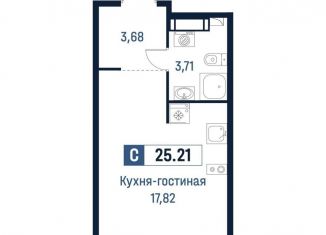 Продается квартира студия, 25.2 м2, Ленинградская область