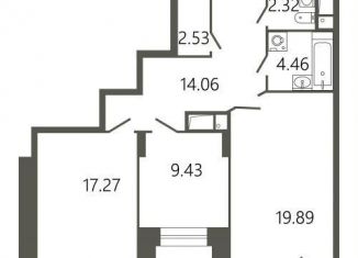 Продажа 2-комнатной квартиры, 75.7 м2, Московская область, Советская улица, 18к1