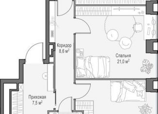 Продается трехкомнатная квартира, 148 м2, Москва