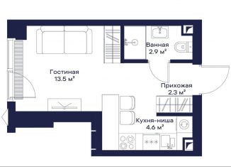 Продажа квартиры студии, 23.2 м2, Москва, станция Хорошёво