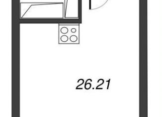 Квартира на продажу студия, 29.1 м2, Ленинградская область