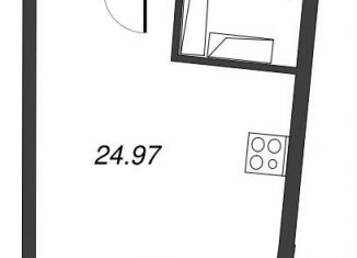 Продам квартиру студию, 27.9 м2, Ленинградская область