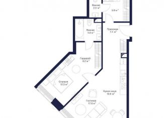 Продается 1-комнатная квартира, 67 м2, Москва, метро Хорошёвская