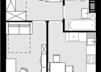 Продажа однокомнатной квартиры, 36 м2, Москва, район Отрадное, Отрадная улица, 4А