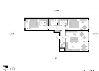 Продам 3-ком. квартиру, 106.9 м2, Мытищи