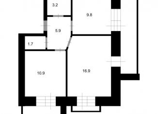 Продажа 2-ком. квартиры, 57.7 м2, Благовещенск, Литейная улица, 95