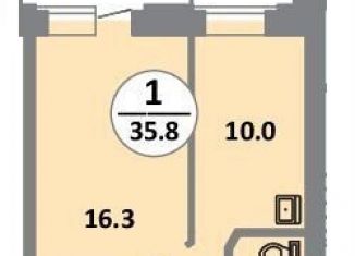 Продам 1-ком. квартиру, 35.8 м2, Красноярский край, Соколовская улица, 54