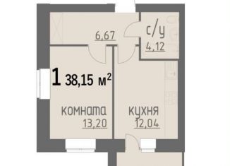 Продам 1-ком. квартиру, 38.2 м2, Муром, Муромская улица, 25А