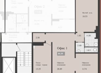 Сдаю торговую площадь, 84.74 м2, Калининградская область, улица Василия Сухомлинского, 1к3