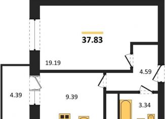 Продам 1-ком. квартиру, 37.8 м2, Ростов-на-Дону, Ленинский район