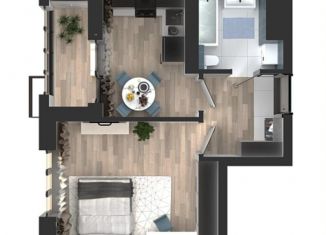 Продам однокомнатную квартиру, 34.2 м2, Казань, ЖК Солнечный Город