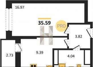 Продажа 1-ком. квартиры, 35.6 м2, Ростовская область