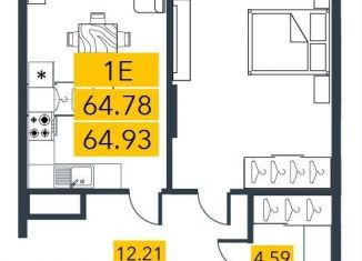 Продажа 1-ком. квартиры, 64.9 м2, Санкт-Петербург, метро Приморская