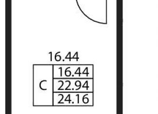 Продаю квартиру студию, 26.7 м2, Мурино, Ручьёвский проспект, 14