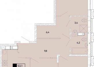 Продаю 3-ком. квартиру, 92.7 м2, Ростов-на-Дону, улица Бориса Слюсаря, 23, Кировский район