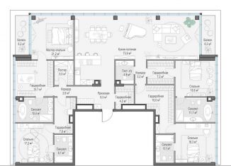 3-ком. квартира на продажу, 259.7 м2, Москва