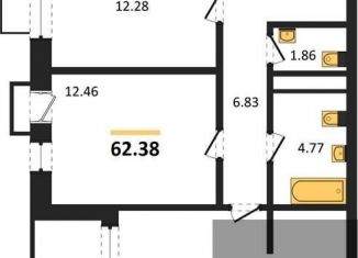 Продажа 2-ком. квартиры, 62.4 м2, Воронеж, набережная Чуева, 7, Железнодорожный район