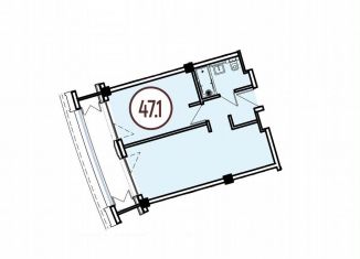 Продается 1-ком. квартира, 47.1 м2, Сочи, Курортный проспект, 31