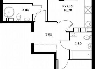 2-комнатная квартира на продажу, 67 м2, Ростов-на-Дону, Первомайский район