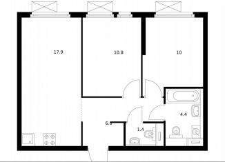 Продается 2-ком. квартира, 52.5 м2, Москва, метро Юго-Западная