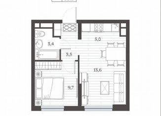 Продается 2-комнатная квартира, 35.1 м2, Дербент