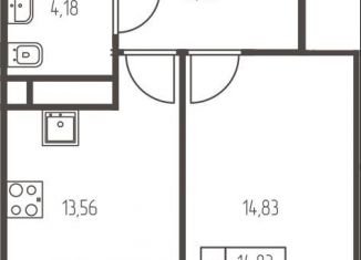 Продаю 1-комнатную квартиру, 39.1 м2, Ивантеевка