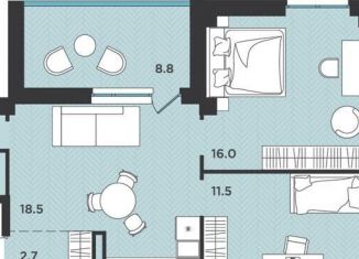 Продажа 2-ком. квартиры, 58.7 м2, Северодвинск